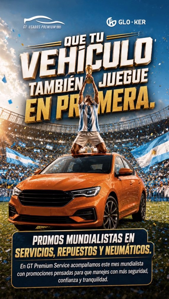 Promoción GT Premium Service para mes mundialista